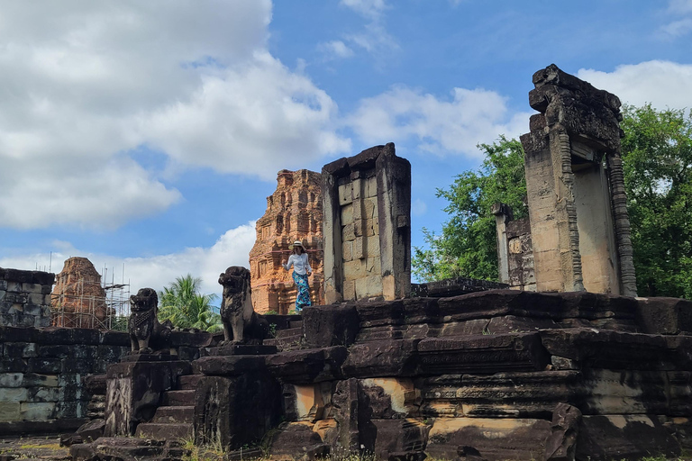 Siem Reap: Excursión de un día a los Templos de Banteay Srey y Roluos