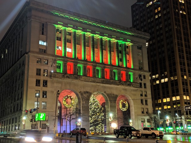 Visit Pittsburgh Downtown Holiday Lights Tour in 100 acre woods