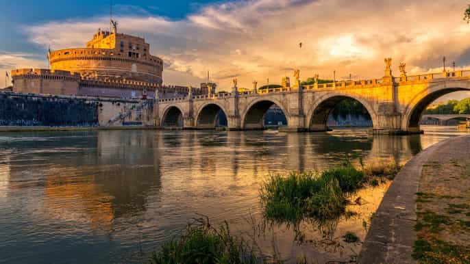 roma recorrido por el castillo de santangelo con acceso sin colas