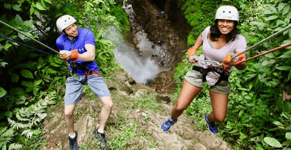 La Fortuna: Canyoning and White Water Rafting Experience