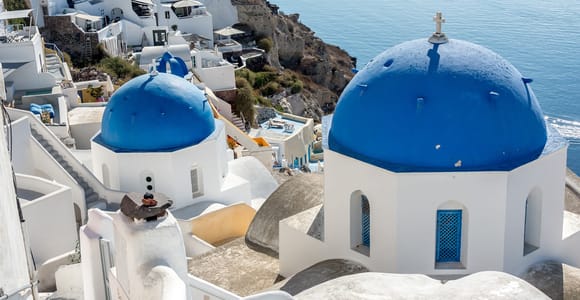 Santorini in 5 Hours: Oia, Traditional Villages, Black Beach