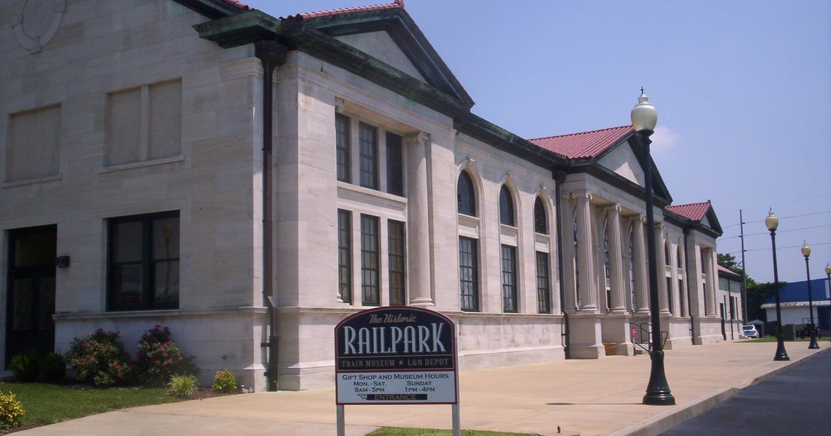 Bowling Green wejście i zwiedzanie historycznego parku kolejowego i