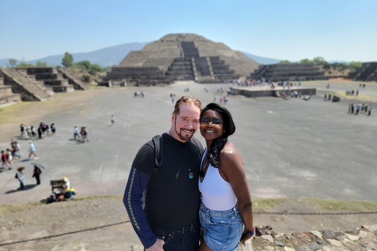 Tour di Teotihuacan+colazione nella grotta+prelievo da CDMX