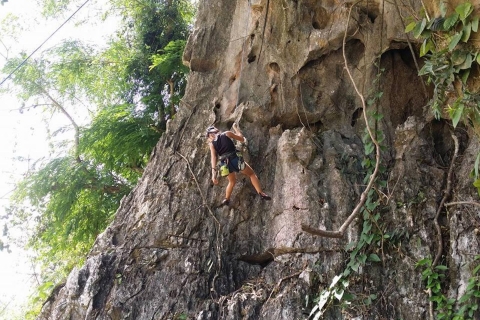 Vang Vieng: Half-Day or Full-Day Rock Climbing Course Full-Day Rock Climbing Course