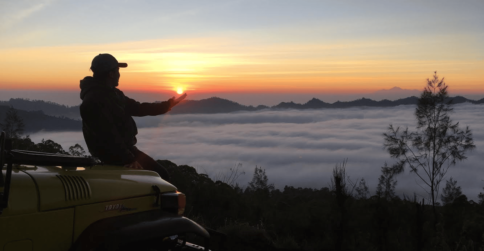 Bali, le mont Batur Sunrise Jeep Aventure avec Jungle Swing - Hizvo