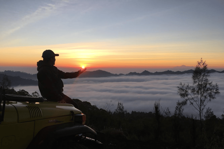 Bali: Jeep-avontuur zonsopgang Gunung Batur met ontbijt