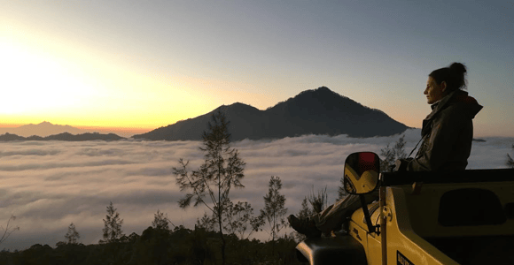 Bali: Mount Batur Sunrise Jeep Tour with Jungle Swing