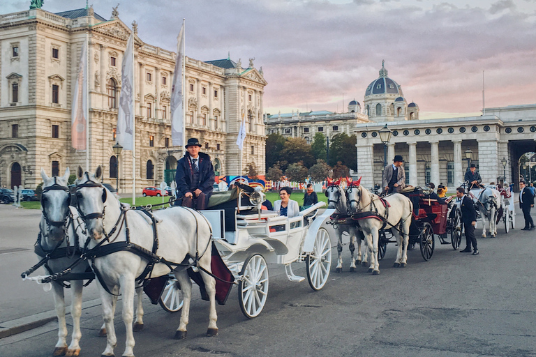 Viena: Passeio de Fiaker de 30 minutos no centro históricoViena: Passeio de Fiaker de 30 minutos à tarde na Cidade Velha