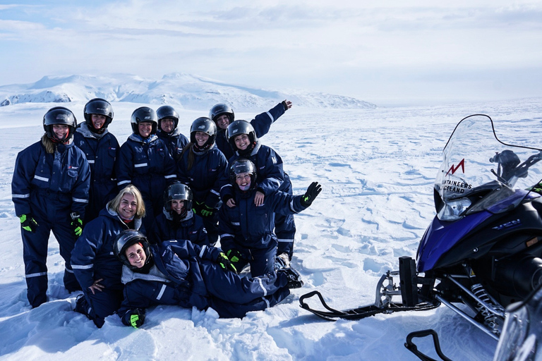 From Gullfoss: Langjökull Glacier Snowmobile Tour