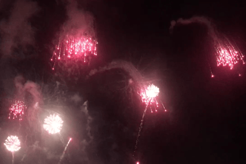 Lisboa: recorrido en barco de vela de fuegos artificiales de Nochevieja