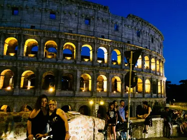 Rom: Abendliche E-Bike-Tour mit Speisen- und Weinverkostung