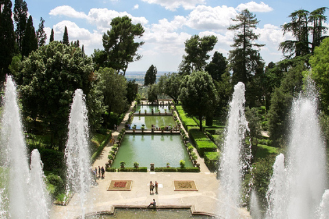 Tivoli: Hadrian's Villa en Villa d'Este Halve dag tourEngelse optie