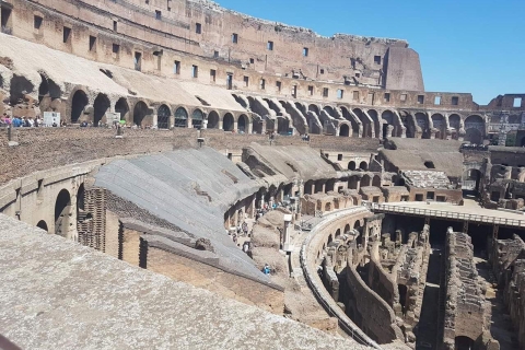 Roma: tour para grupos pequeños del Coliseo y el Foro Romano con recogidaTour en ingles