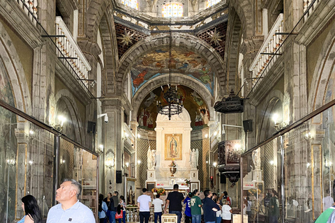 Mexico : visite de la basilique Notre-Dame de Guadalupe.Visite privée