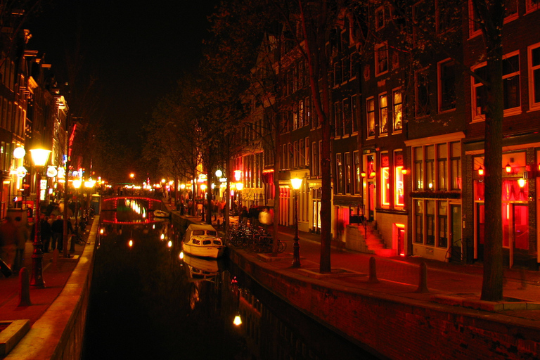 Amsterdam: Privat Red Light District-turné på spanska