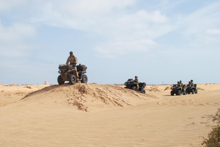 Sal : 2 heures d'aventure dans le désert en quad 500cc ATV 4x4Quad tandem
