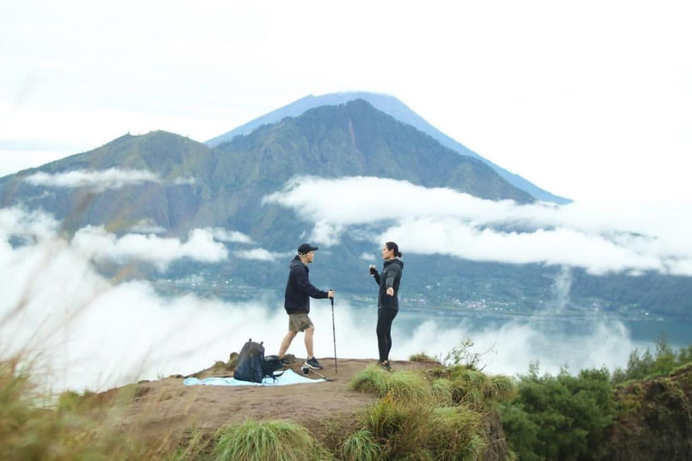 Ubud: Mount Batur Sunrise Tour – Jeep or Trekking Option Ticket Natural Hot Spring (Meeting point) + Without Hotel Tf