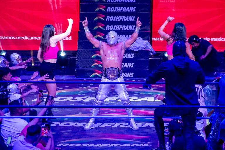 Mexico City: Local Walking Tour with Mezcal & Wrestling Show Lucha Libre Tour with Entry to Arena Coliseo