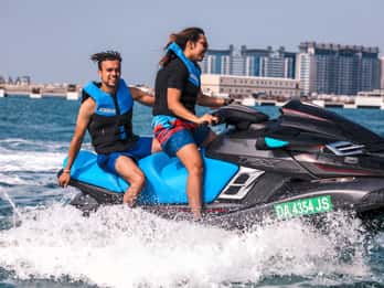 Dubai: Burj al Arab, Burj Khalifa, Marina & Atlantis Jetski Dubai: Burj al Arab, Burj Khalifa, Marina & Atlantis Jetski