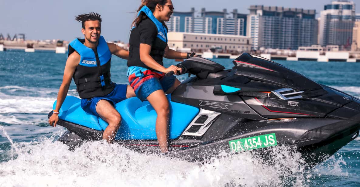 Dubai JetSki: Burj Al Arab, Burj Khalifa, and Atlantis