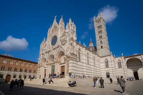 Siena & San Gimignano: Wine & Culinary Tasting from Florence Siena & San Gimignano:Tuscan Lunch, Wine Tasting + Cathedral