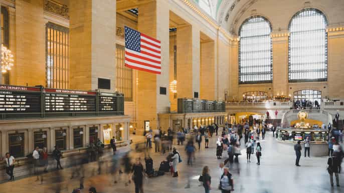 nyc grand central rockefeller center und top of the rock