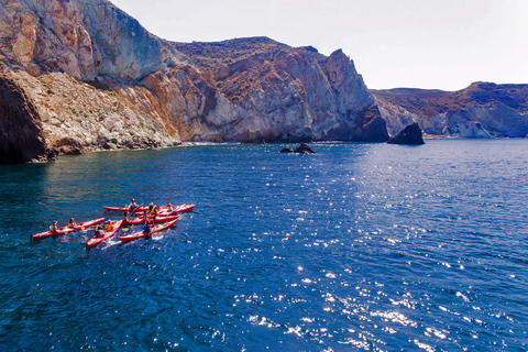 Santorini: Sea Kayaking and Snorkeling with Lunch Option without Hotel Pickup