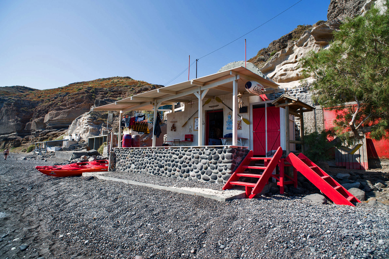 Santorini: kayak de mar y snorkel con almuerzoOpción sin recogida en el hotel