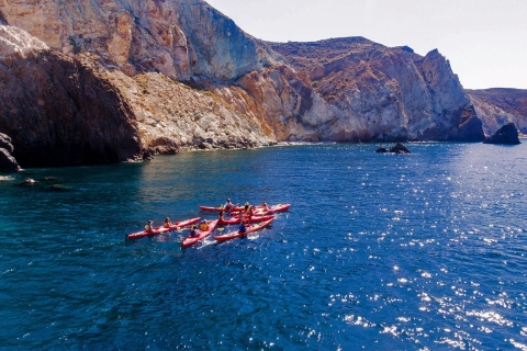 Santorin : kayak au coucher du soleil et tuba avec dînerOption avec prise en charge