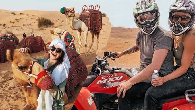 agadir tour di mezza giornata sul dromedario e in quad
