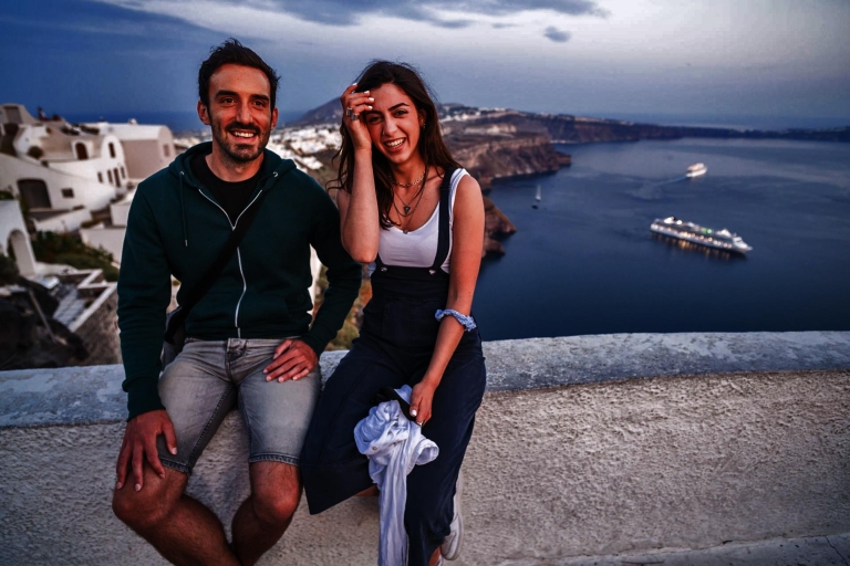 Santorini: nachtwandeling, wijnproeverij en Grieks diner