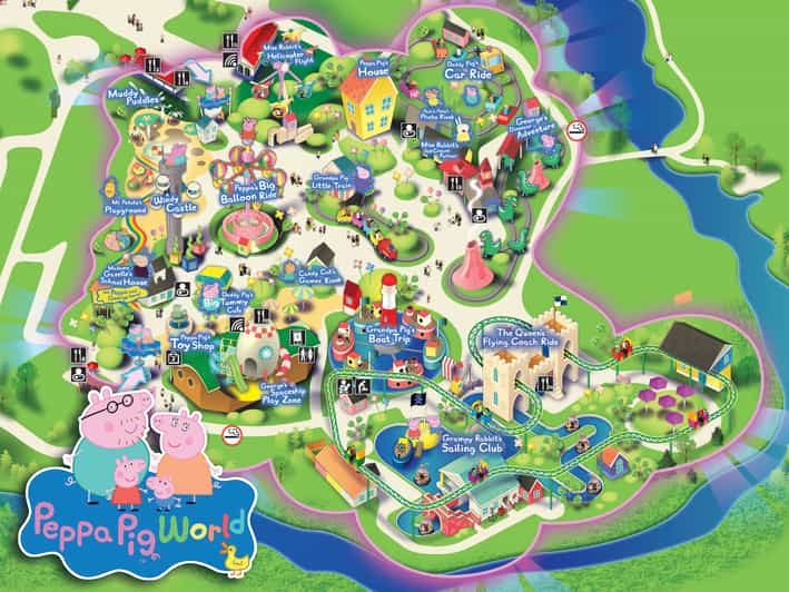 Vanuit Londen Peppa Pig World Entreeticket en transfer GetYourGuide