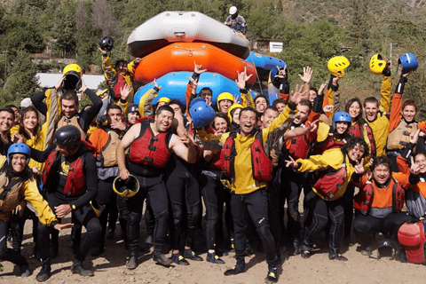From Santiago: Rafting in the Maipo Canyon Meeting Point at Rafting Ruta Vertical in San José del Maipo