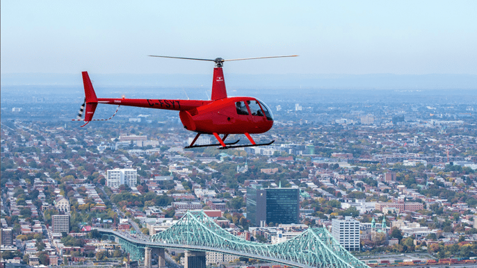 montreal tour en helicóptero de 20 o 30 minutos
