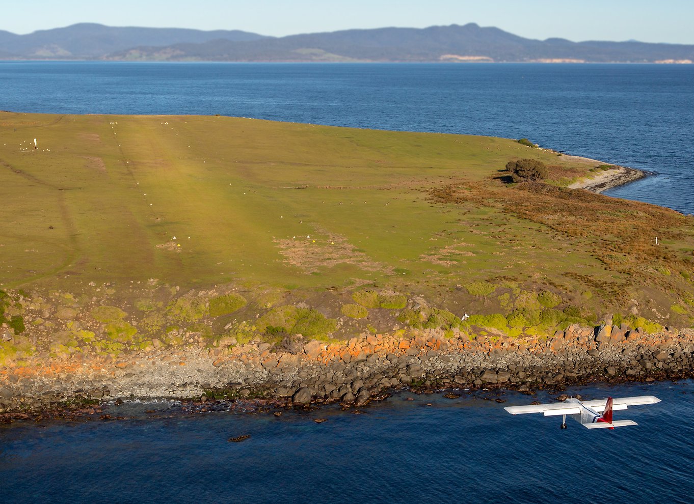 Wineglass Bay og Maria Island Scenic Flight Experience