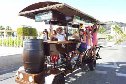 Valencia: 1-Hour Private Beer Bike Tour