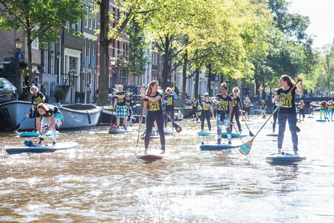 Amsterdam: 2 timmars tur med Stand Up Paddle BoardAmsterdam: 2-timmars Stand Up Paddle Board Tour