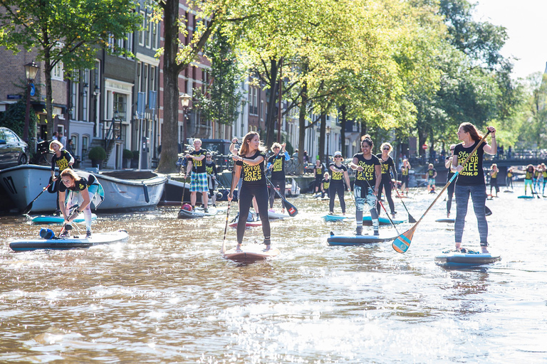 Amsterdam : visite de 2 heures en stand up paddle