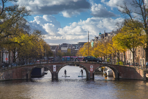 Amsterdam: 2 uur stand-up paddleboard-tour