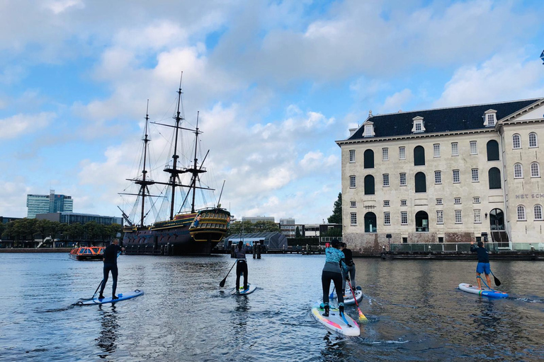 Amsterdam: 2 timmars tur med Stand Up Paddle BoardAmsterdam: 2-timmars Stand Up Paddle Board Tour