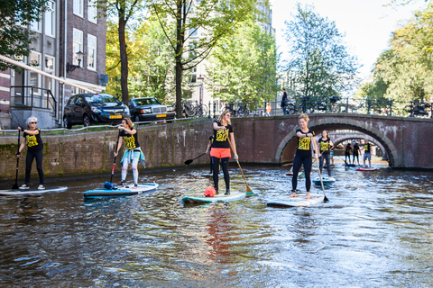 Amsterdam: 2 timmars tur med Stand Up Paddle BoardAmsterdam: 2-timmars Stand Up Paddle Board Tour