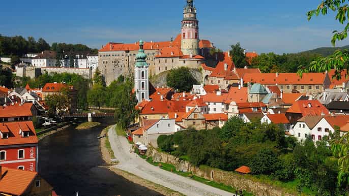 praga trasferimento turistico a vienna via cesky krumlov