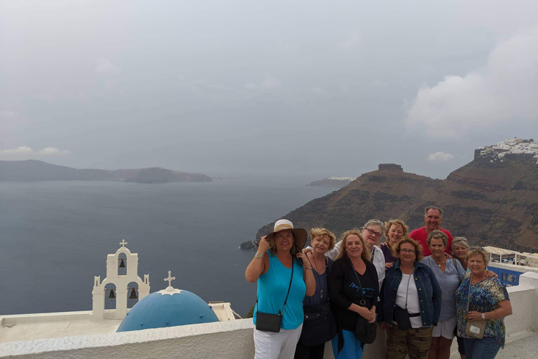 Santorini: Popular Destinations Private Tour with Guide Standard Option