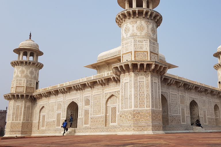 Ab Delhi: Taj Mahal, Rotes Fort & Itimad-ud-Daula TagestourTour mit Auto Guide Eintrittsgebühren