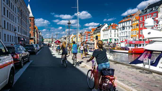 copenhague nørrebro multicultural en bicicleta