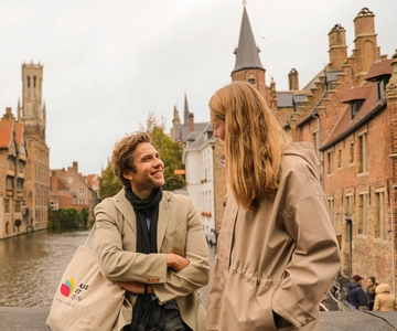From Paris: Day Trip to Bruges with Optional Seasonal Cruise