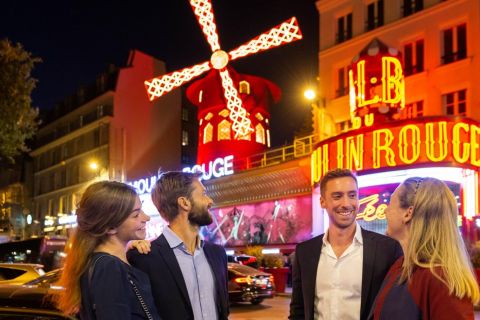 Parijs: champagne bij de Moulin Rouge en rondvaart Seine