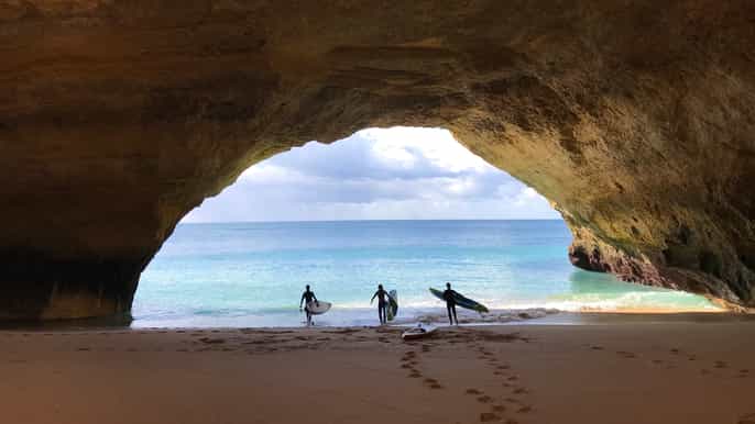 carvoeiro benagil caves paddleboarding tour