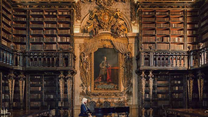 coimbra wandeltocht met universiteit en bibliotheek joanina