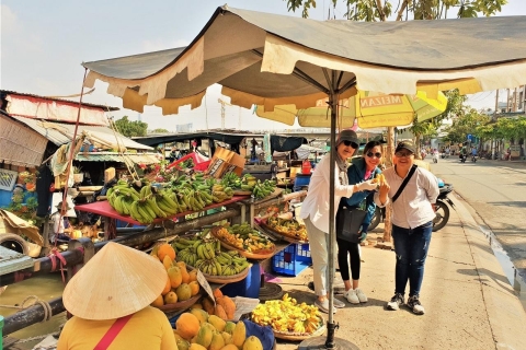 Ho Chi Minh-stad: Saigon Morning Markets Tour per motorTour met ophalen en wegbrengen in District 1, 3 & 4